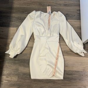 White brand new dress